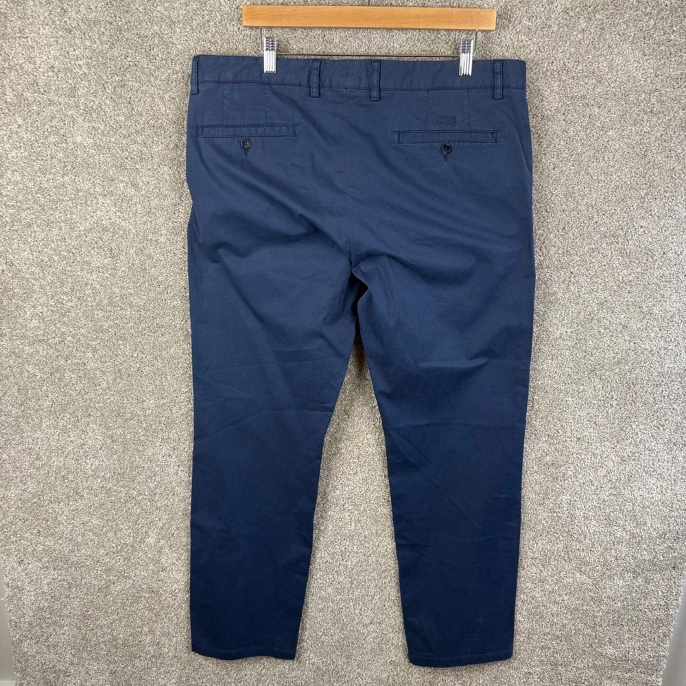 Paul & Shark Yachting Mens Navy Blue Chino Trousers Made in Italy 38x31